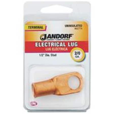 Jandorf Terminal Elec Lug 2/0 Un 1/2In 60774 3399284